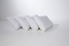 CHILIMILII Pack of 4 Luxury Hollow Fibre Bed pillows 50x75cm, Non allergenic Soft pillows for Sleeping, Bounce Back Support Virgin Hollow Fibre Filled Pillows