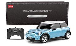 Mini Cooper S Blue 1:24 RC Toy Car, Remote Control Car, Kids gift