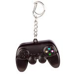 Puckator Game Over LED Keyring with Sound - Key Chains For Men - Key Wallets For Men - Small Toys For Mystery Boxes - Small Gifts For Kids - Keychain Cute - Metal And Resin Keyring