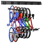 WALMANN Bike Hooks for Garage Wall Vertical, 6 Bike Storage Rack Space Saving Wall Bike Mount Holds Up to 300 LBS, Pack of 3