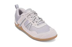 Xero Shoes Women’s Prio Suede Cross Training Shoe - Comfortable Performance Running Shoes for Women, Quiet Gray, 5.5