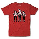 theCHIVE Men's Tres Amigos Movie Tee, Red, Large