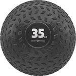 Champion Sports Rhino Fitness Slam Ball, 35 Pounds, Black