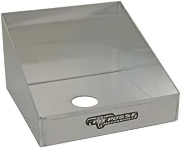 Pit Posse 474 Rag in a Box Dispenser Holder Storage Rack Organizer - Made in USA - Paper Towel Garage Enclosed Race Trailer Automotive Mechanics Shop Storage Workspace Aluminum Organizer (Silver)