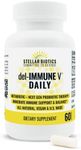 Stellar Biotics - del-Immune V® Daily (25 mg) - Immune-Boosting Nutraceutical - Leading Metabiotic for Daily Immune System Health - Provides Immediate Broad-Spectrum Immune Support (60 Capsules)