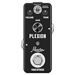 Rowin Plexion Distortion Pedal with Bright and Normal Mode for Electric Guitar Bass True Bypass LEF-324