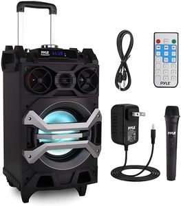 Pyle 500 Watt Portable BT Karaoke Speaker System