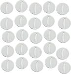 LITKO Paper Miniature Bases, 25mm Circle, 3mm Clear (25)