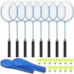 Chitidr Badminton Rackets Set of 8,