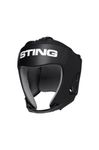 STING Orion Gel Open-Face Boxing Head Guard, USA Boxing-Approved Headgear, Premium Boxing Equipment for Professional Competition and Boxing Training, Black, L