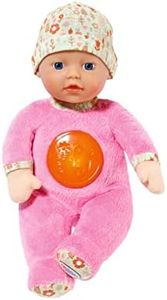 Baby Born Nightfriends for Babies 30 cm Soft Rag Doll Sleep Aid Night Light and Music Box from 0 Months Pink Yellow