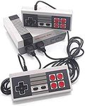 IDUINO Classic Family Game Consoles Built-in 600 TV Video Games with Dual Controllers,Professional System for NES Game Player