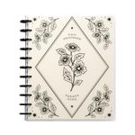 Happy Planner Disc-Bound 12-Month Jan.–Dec. 2025 Daily, Weekly, and Monthly Planner, Big Size, Dashboard Layout, Ink and Ivy, 72 Pages, 12 Dividers, 2 Sticker Sheets, 21.59 x 27.94 cm (8.5" x 11")