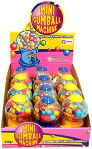 Universal Candy Mini Gumball Machine 40 g (Pack of 12)