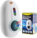 Ultrasonic Pest Repeller Plug In with 3 Working Modes - Insects, Rat & Mouse Repellent - Ideal for Mice, Rats, Mosquitoes, Moths, Ants, Spider Repellent Plug In - Pest Repellent Ultrasonic Plug In