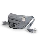 THE NORTH FACE Jester Lumbar Pack | Fanny Pack with Water Repellent Finish, 2.2 Liters, Crossbody Adjustable Strap, Mid Grey Dark Heather/TNF Black, One Size