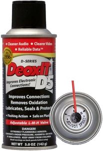 DeoxIT D5S-6 Spray, More Than A Contact Cleaner, 142g, Low-Med-High Valve, Pack of 1