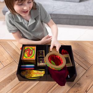 Melissa & Doug Deluxe Magic Set – Wooden Tricks for Kids