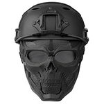 VPZENAR Airsoft Mask and Helmet,Tac