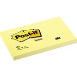 Post-it Notes Canary Yellow, Pack of 12 Pads, 100 Sheets per Pad, 76 mm x 127 mm, Yellow Color - Self-stick Notes For Note Taking, To Do Lists & Reminders