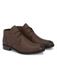 Delize Black/Brown Genuine Leather Formal Shoes for Men