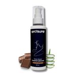 EROSURE Premium Personal Lubricant For Men & Women 100ml | Long Lasting, Non-Sticky,Smooth & Warm | 100% Natural Lubricant In Chocolate Flavour Pack of 100ml