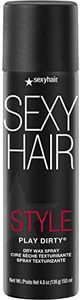 SexyHair Style Play Dirty Dry Wax Spray, 4.8 Oz | Body and Dimension | Helps Achieve Second-Day Look | All Hair Types