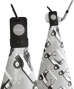 Playing It Forward Magnetic Golf Towel with Clip - Waffle Weave Microfiber Towel with Industrial Strength Magnet for Golf Bag & Cart - Club Cleaner & Golfing Accessories Gift for Mother Day, Golf Cart