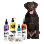 Wagging Tails Pets Grooming Kit Combo for Labrador | 5 in 1 - Head to Paw Gift Box | Dog Shampoo + Massage Oil + Dry Bath + Paw Butter + Paw Spray