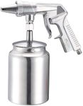 ORAZIO Sand Blasting Gun 1000ml Portable Pneumatic Grit Blaster Spray Tool for Rust Paint Removal Car Truck Metal Cleaning, Model 222250