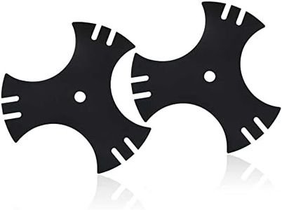 2 Pack 781-0748 781-0748-0637 3-Side Edger Star Blade (9" X 5/8"), for MTD/Troy-Bilt TB554, TEB515 Edger, Replaces 490-105-M017 40-009 981-0748 490-105-M017