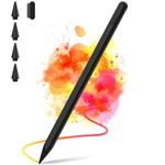 Stylus Pen for iPad 2018-2024, 2X Fast Charge iPad Pencil 2nd Generation Compatible with Apple iPad Pro 11"/12.9"/M4, iPad Mini 5/6, iPad Air (M2/5/4/3), iPad (10/9/8/7/6)