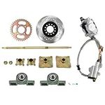 labwork 32 Rear Axle Kit + Brake Assembly +Sprocket Hub Replacement for DIY rebuild Go Kart ATV Quad Drift Trikes