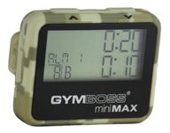 Gymboss miniMAX Interval Timer and Stopwatch - CAMOUFLAGE TAN SOFTCOAT