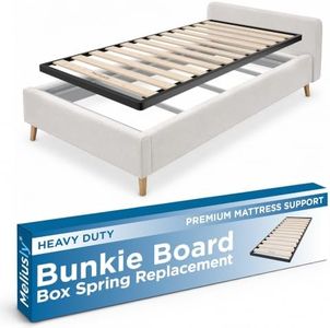Meliusly Twin Size Bunkie Board (37.3x74.3) - Heavy Duty Wood Bed Slats