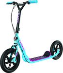 Razor Flashback Kick Scooter – 12" Mag Wheels with Air-filled Tires, Dual Hand-Operated Brakes, BMX Style Scooter for Kids and Teens - Blue