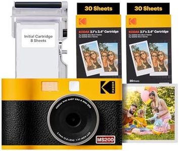 Kodak Mini Shot 2 ERA 4PASS 2-in-1 Instant Camera and Photo Printer (2.1x3.4) (Camera + 68 Sheets)