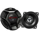 JVC CS-DR420 10cm 2-Way 220W Coaxial Speakers, Black