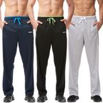 SACUIMAN Sweatpants for Men with Zi