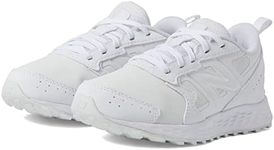 New Balance Kid's Fresh Foam 650 V1 Lace-up Running Shoe, White/White, 3 Little Kid