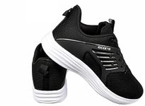 AXXETO Men's Running Shoe (First_Grey-Orange_6)