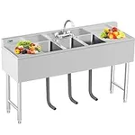 YITAHOME Kitchen Sink 3 Compartment