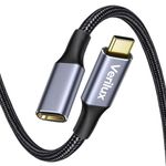 Verilux® USB C Extension Cable, 3.3ft USB Type C Male to Female Cable Support 100W PD Fast Charging