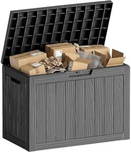 MAIUSCOLI 50 Gallon Outdoor Package Delivery Box, Black