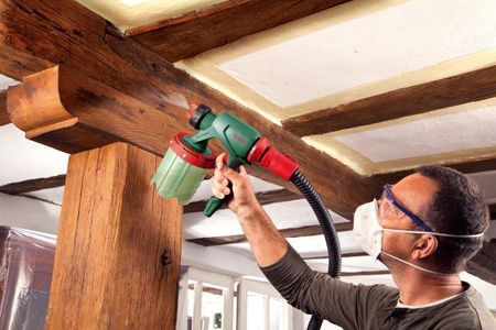 Bosch Paint Spray System – 2x 1000ml Tanks, Multi-Nozzle, Cleaning Kit