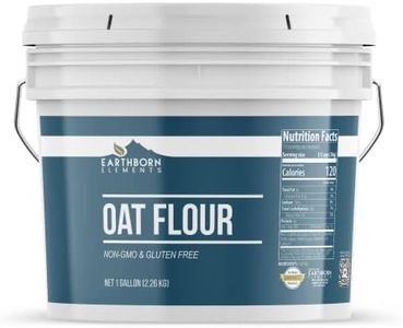 Earthborn Elements Oat Flour 1 Gallon Bucket, Baking, Versatile