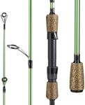 One Bass Fishing Rods - 30-ton Carbon Fiber Blanks Casting & Spinning Rods, 2-Piece Rods with Rubber Cork Handle- Spinning- 7'0"