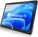 Fusion5 10 inch Windows 11 Tablet PC - Ultra Slim Windows Tablet Computer - 8GB RAM, Full HD Display, 5G WiFi, Intel Quad-Core CPU, USB 3.0, Micro HDMI, Dual Cameras, Bluetooth 4.4 (256GB)