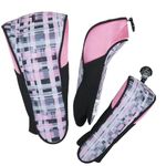 Glove It Golf Club Covers for Women, Set of 3 Numbered Ladies Golf Head Covers for Hybrid, Wood & Driver Clubs, Extra Protection, Pixel Plaid, One Size