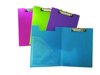 Seco Foldover Clipboard - Pack of 4 Assorted Colours